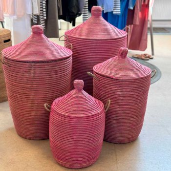 Vasketjskurv med hjt lg Senegal - pink