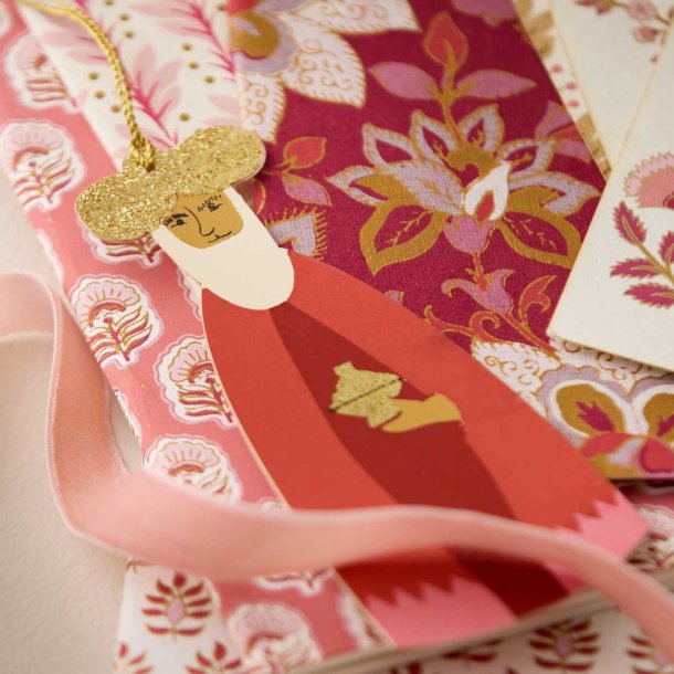 Bungalow julepynt papir - De 3 vise mnd