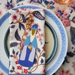 Bungalow julepynt papir - De 3 vise mnd