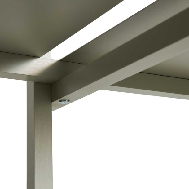 HAY Woody Shelving Smokey Grey beech frame 2.0-Column Low