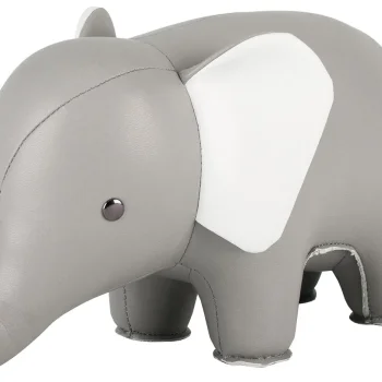 Zuny elefant drstopper / bogsttte - grey