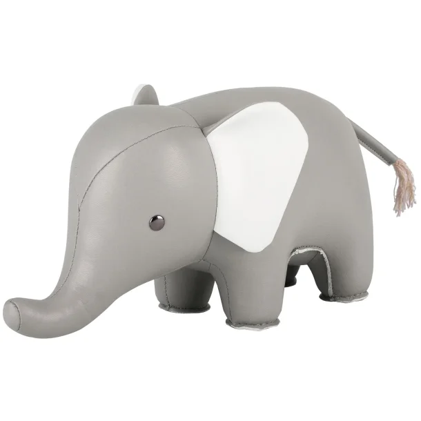 Zuny elefant drstopper / bogsttte - grey